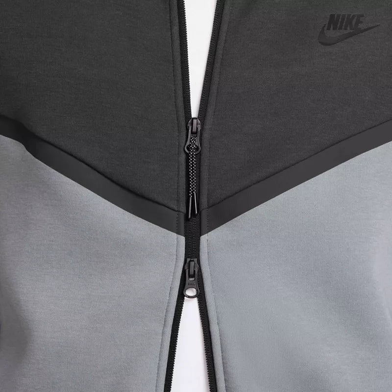 Nike Tech Fleece Full Zip Hoodie Track Jacket - Anthracite China