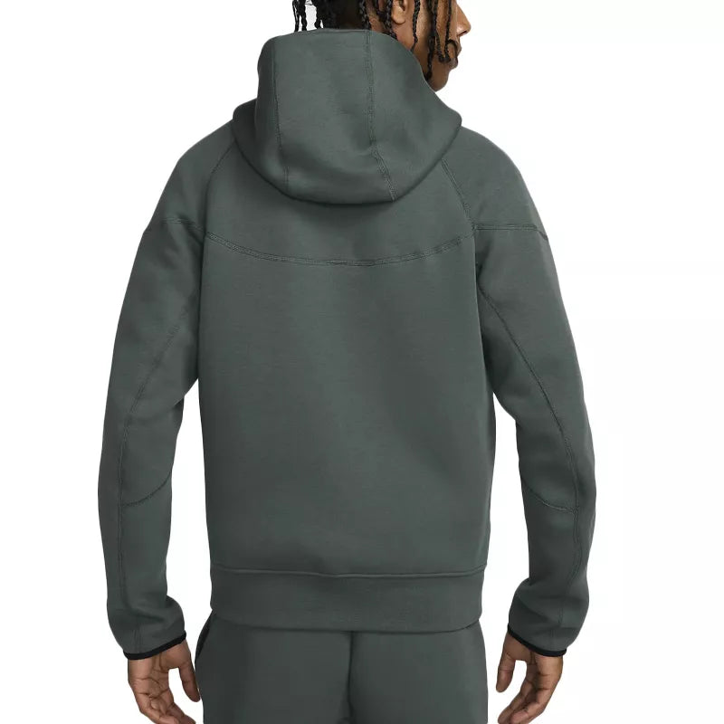 Veste De Survêtement Tech Fleece Full Zip - Vert/Noir - Jacket Textile
