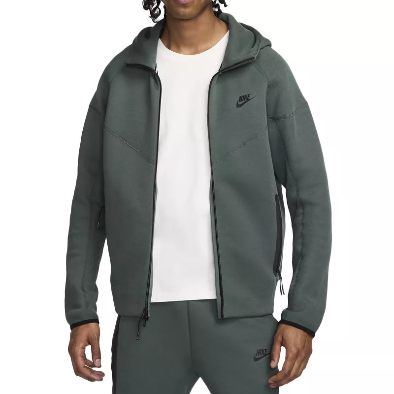 Veste De Survêtement Tech Fleece Full Zip - Vert/Noir - Jacket Textile