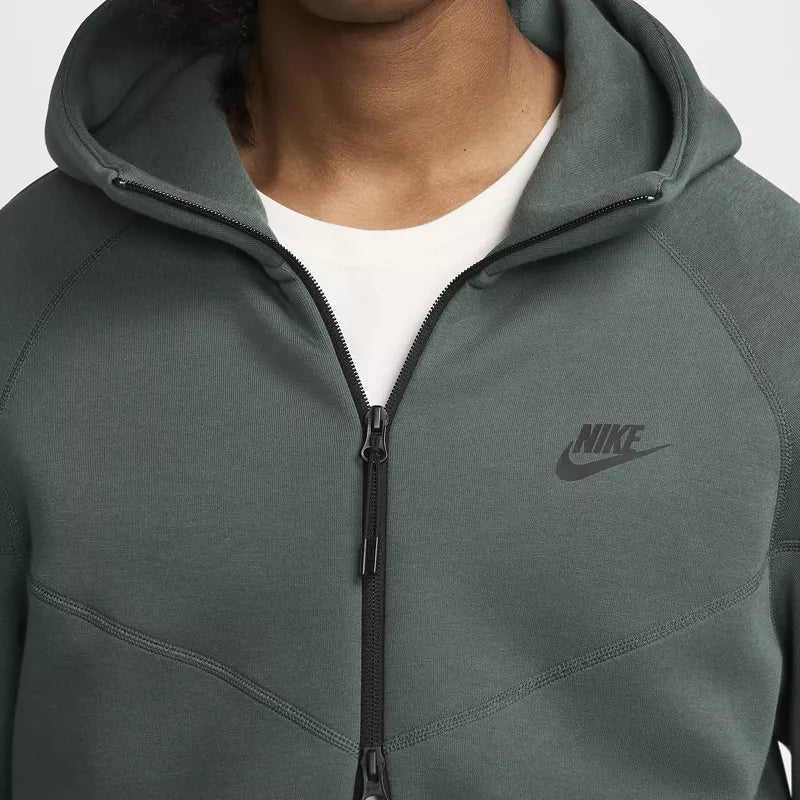 Veste De Survêtement Tech Fleece Full Zip - Vert/Noir - Jacket Textile