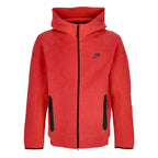 Veste De Survêtement Tech Fleece Full Zip - Rouge/Noir - Sweat Textile