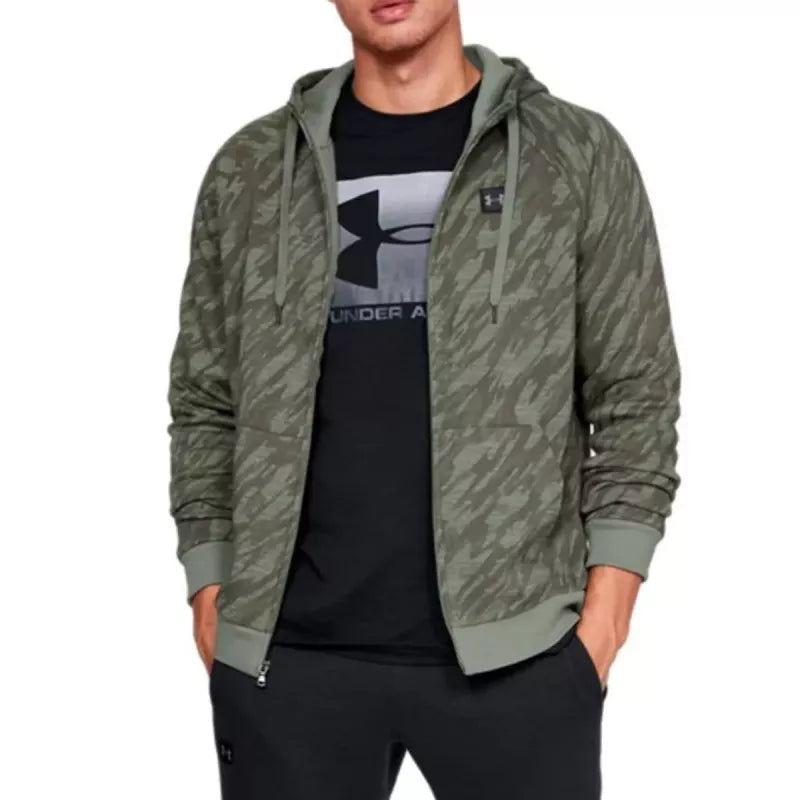 Veste De Survêtement Rival Fleece Camo Fz - Kaki - Homme