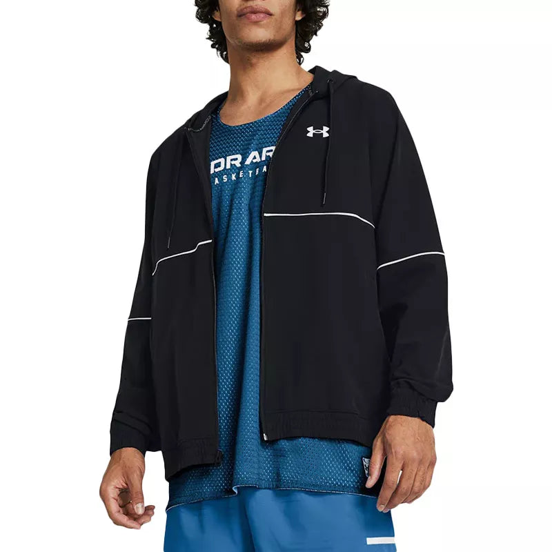 Veste De Survêtement Zone Woven - Noir/Blanc - Homme