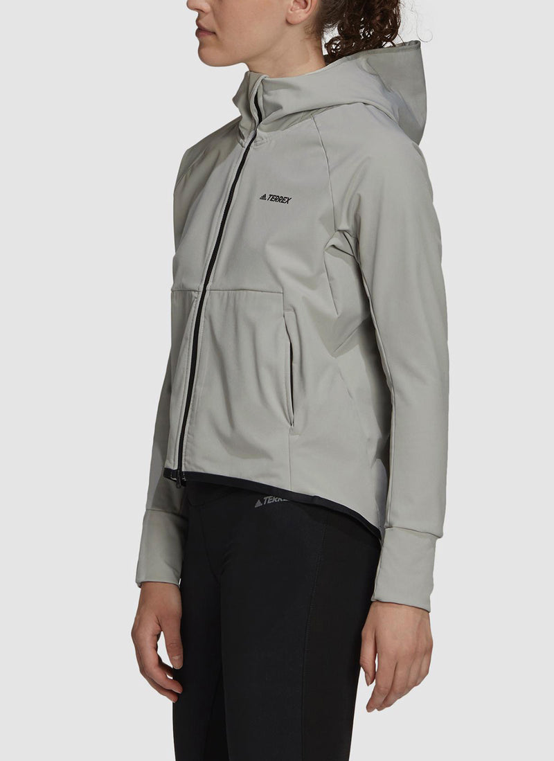 Adidas - Veste De Survetement Felsblock Hoj A - Metgry - Femme