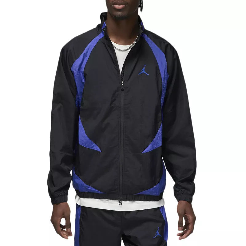 Jordan Track Jacket - Black and Blue