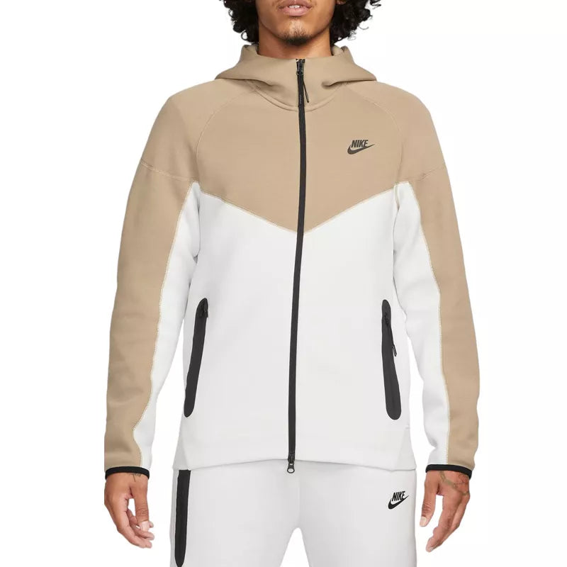 Chaqueta deportiva Tech Fleece con cremallera completa - Beige