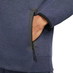 Chaqueta deportiva Tech Fleece con cremallera completa - Azul marino