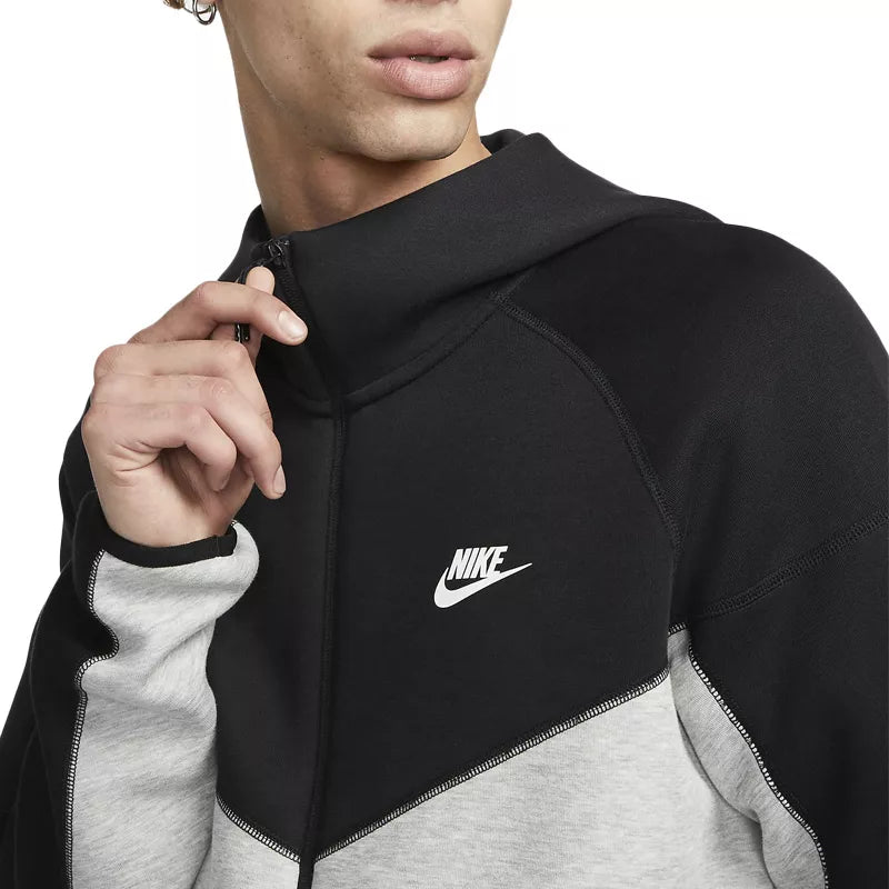 Chaqueta deportiva Tech Fleece con cremallera completa - Gris