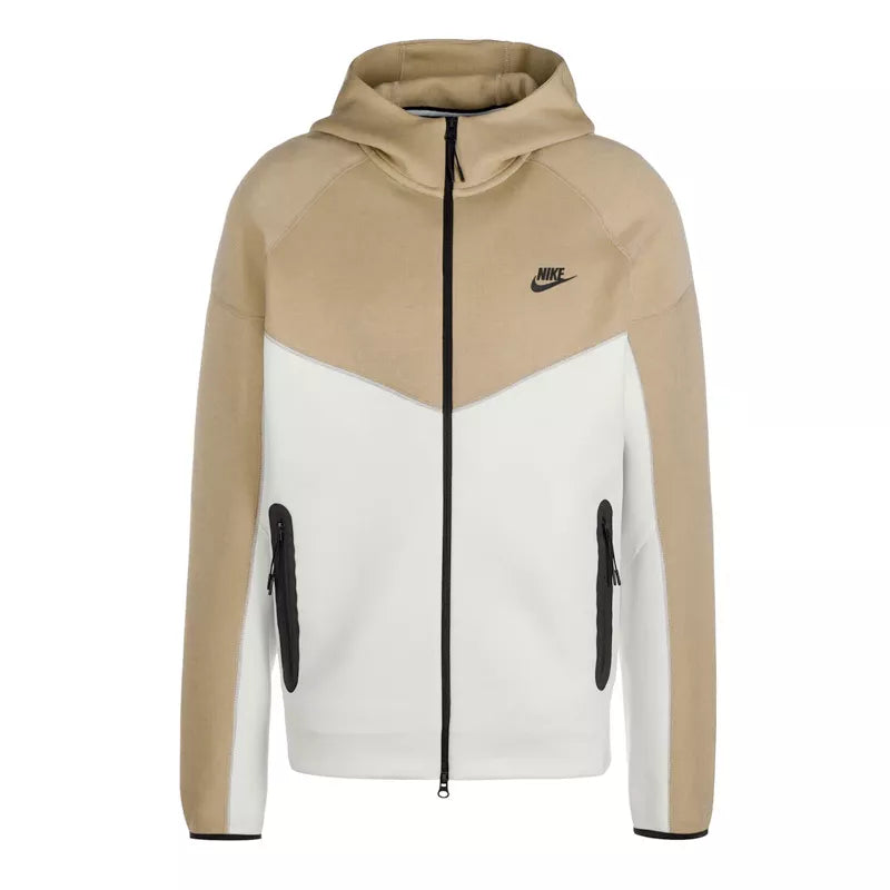 Chaqueta deportiva Tech Fleece con cremallera completa - Beige