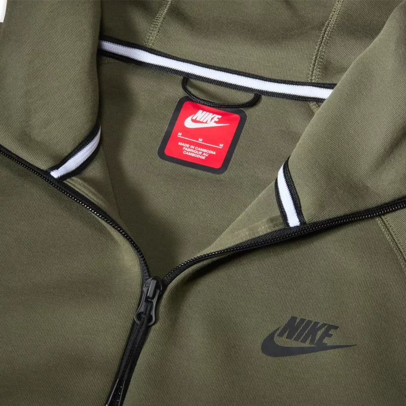 Veste De Survêtement Nike Tech Fleece Full Zip - Vert