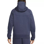 Chaqueta deportiva Tech Fleece con cremallera completa - Azul marino