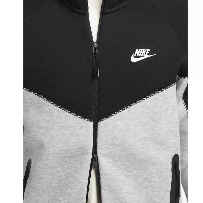 Chaqueta deportiva Tech Fleece con cremallera completa - Gris