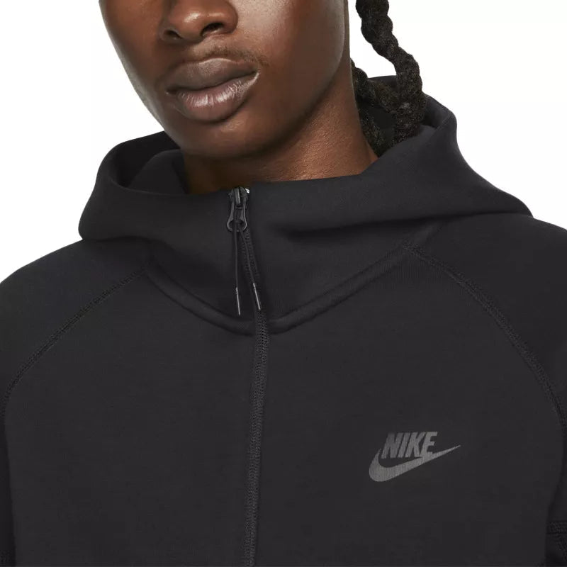 Tech Fleece Full Zip Tracksuit Jacket - Black