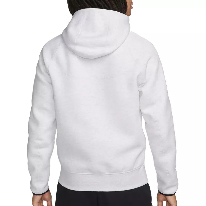 Veste De Survêtement Tech Fleece Full Zip - Gris Et Blanc
