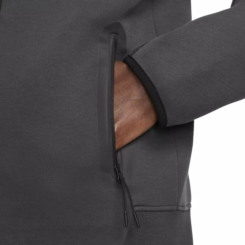 Chaqueta deportiva Tech Fleece con cremallera completa - Gris