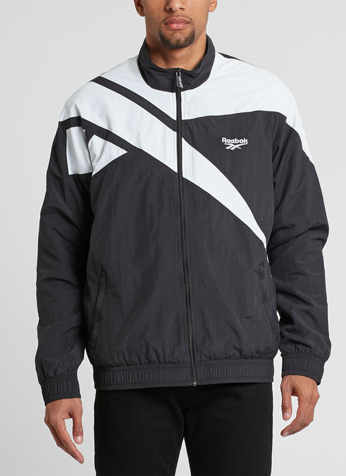 Reebok - Veste De Survetement Vector Tracktop - Black-White - Homme