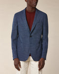 Fursac - Chaqueta de algodón elástico - Indigo - Hombre