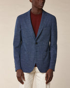 Fursac - Chaqueta de algodón elástico - Indigo - Hombre