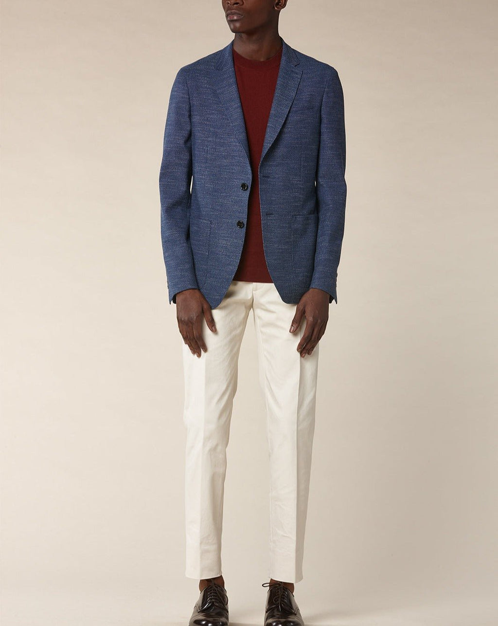 Fursac - Chaqueta de algodón elástico - Indigo - Hombre