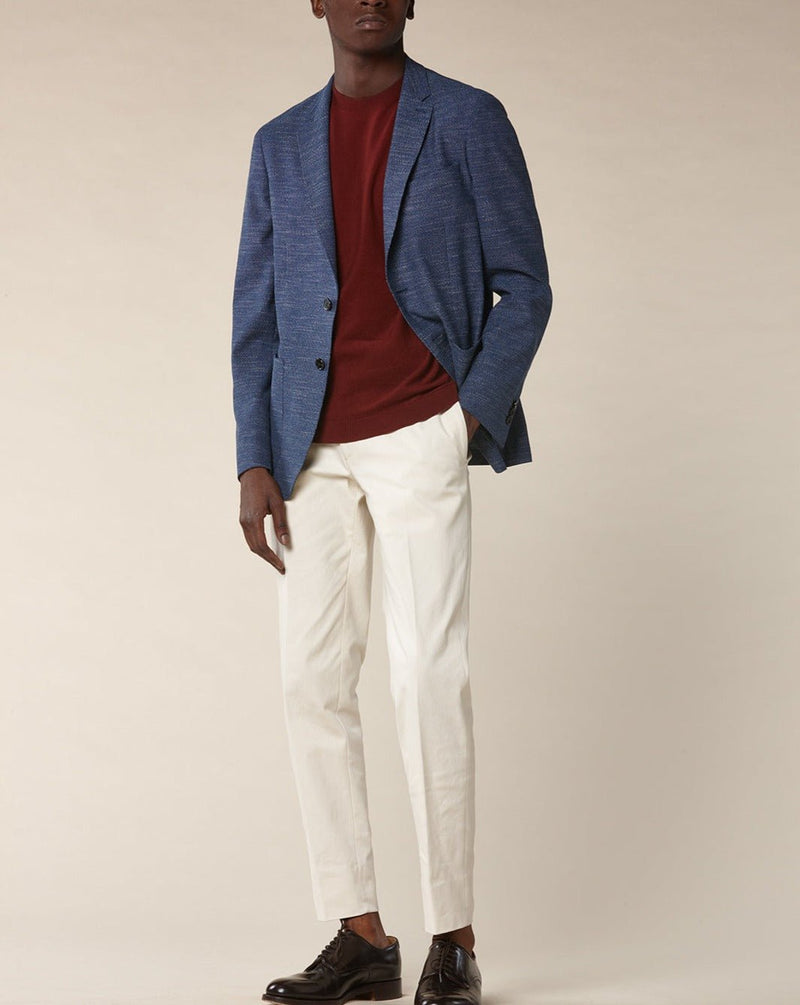 Fursac - Chaqueta de algodón elástico - Indigo - Hombre