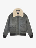 Walk In Paris X Schott Nyc ® - La Flight Jacket Grise