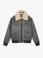 Walk In Paris X Schott Nyc ® - La Flight Jacket Grise