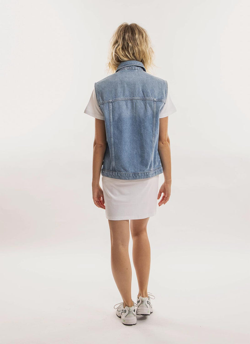 Karl Lagerfeld - Veste En Jean Oversize - Bleu Denim - Femme