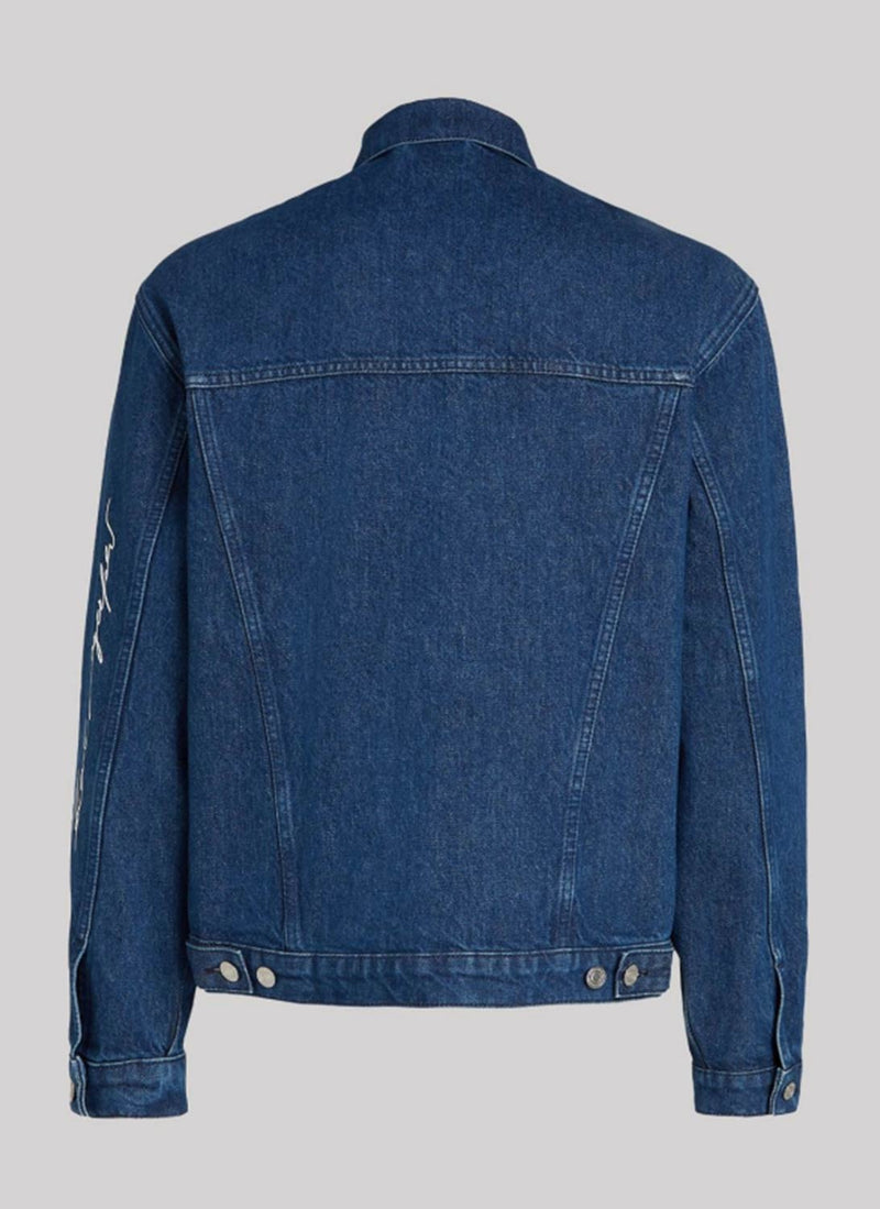 Karl Lagerfeld - Veste En Jean Signature - Bleu Denim - Homme