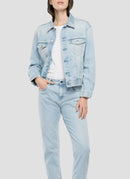 Replay - Veste En Jean - Light Blue - Femme