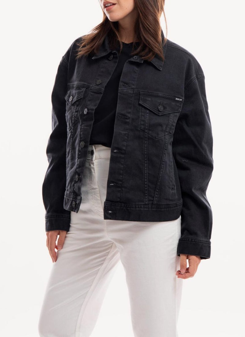 Replay - Veste En Jean - Black - Femme