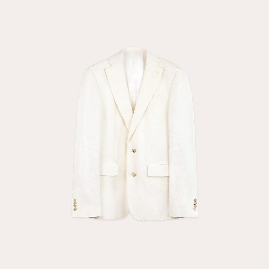 Veste En Lin Écrue
