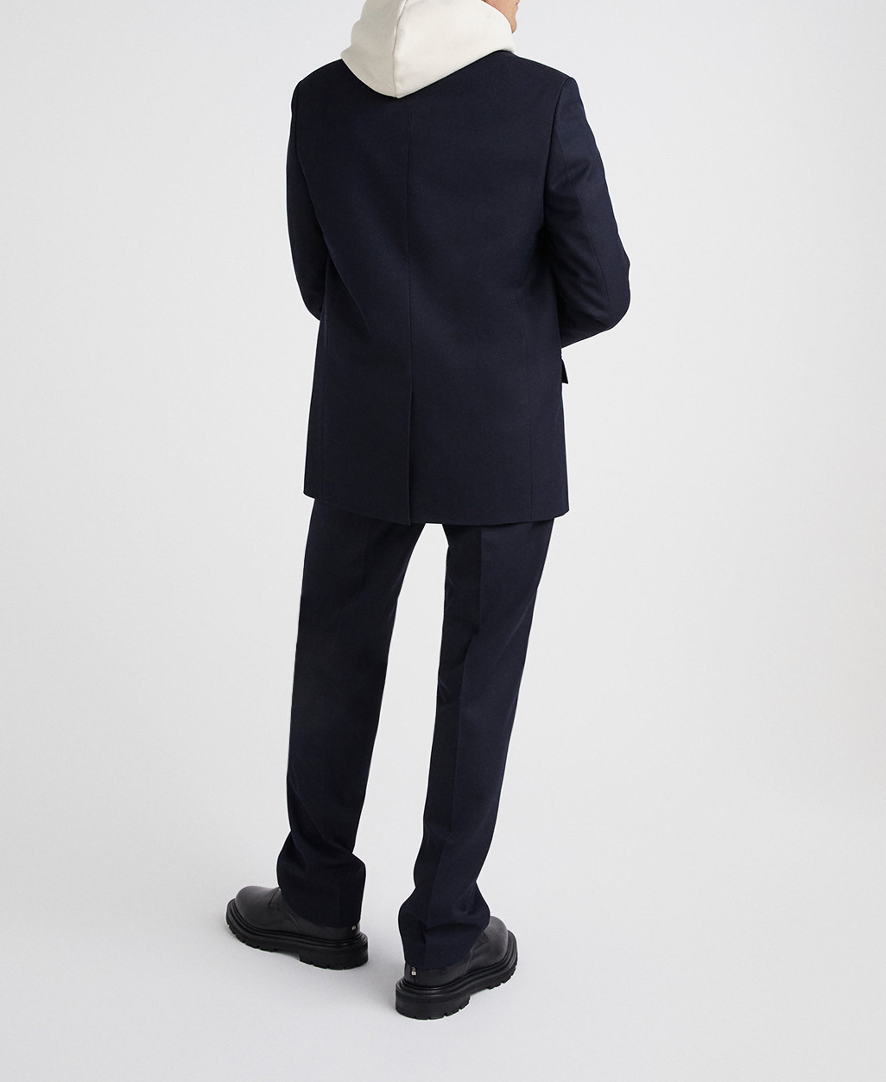 The Kooples - Veste Épaisse Bleu Marine Boutonnée - Homme