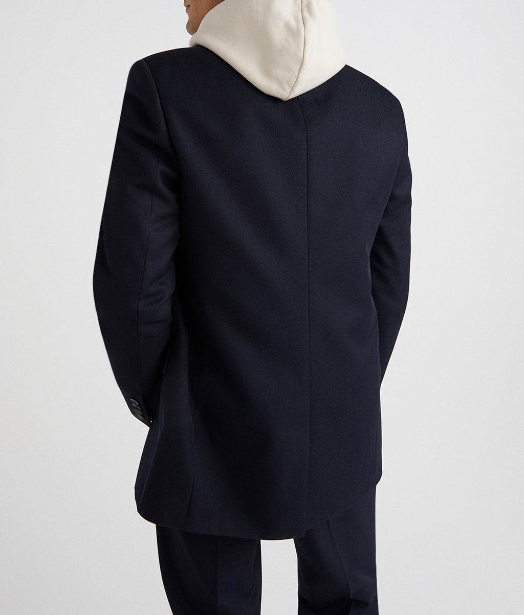 The Kooples - Veste Épaisse Bleu Marine Boutonnée - Homme