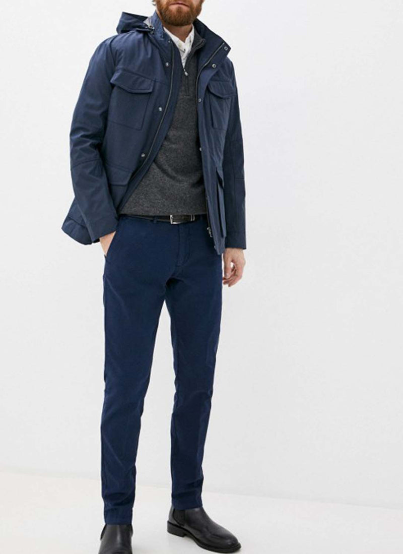 Hackett - Veste Field Wzipout - 5Gflt Navy - Homme