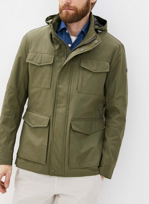 Hackett - Veste Field Wzipout - 728Olive - Homme