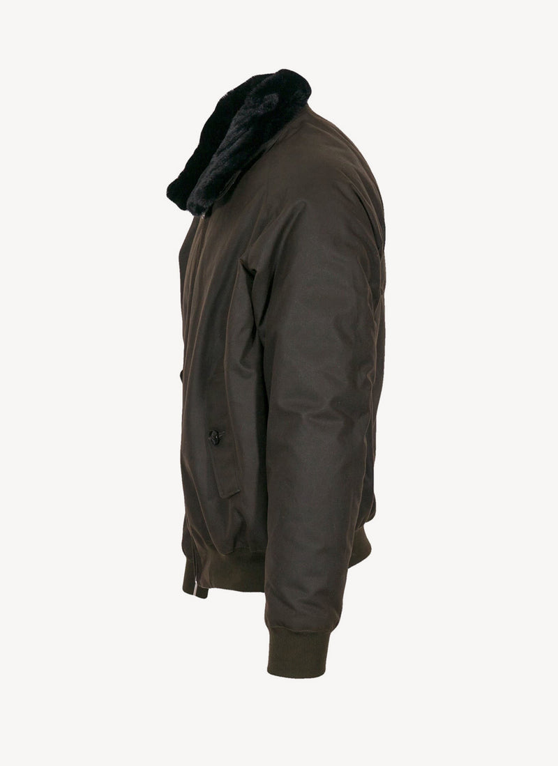 Baracuta - Veste G9 Col Fourrure - Deep Moss - Homme