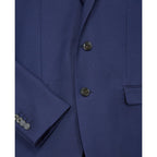 The Kooples - Chaqueta de Traje Lana Azul Slim - Hombre