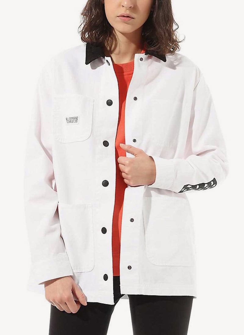 Vans - Veste Make Me Your Own Drill - White - Femme