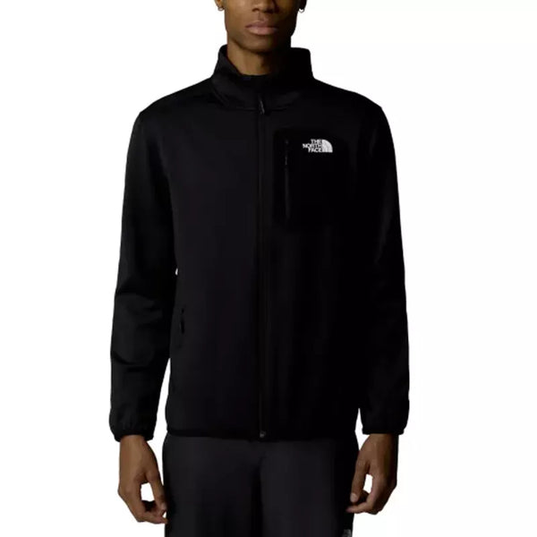 Crest Full Zip Fleece Jacket - Black/White