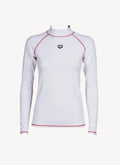 Arena - Camiseta Lycra Rash - Blanco - Mujer