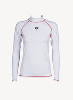 Arena - Camiseta Lycra Rash - Blanco - Mujer