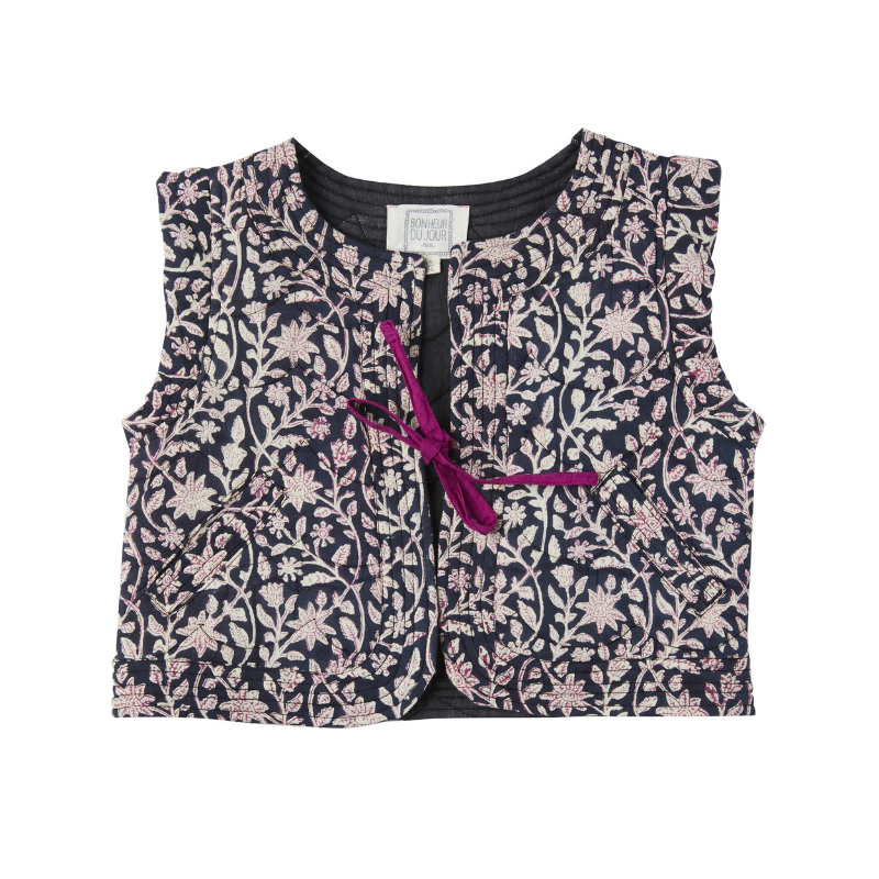 Veste sans manches Cherry - Indigo