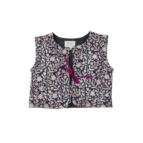 Ærmeløs jakke Cherry - Indigo