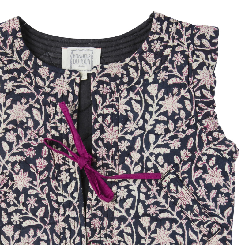Veste sans manches Cherry - Indigo