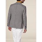 Fursac - Chaqueta de lana a cuadros - Chocolate - Hombre