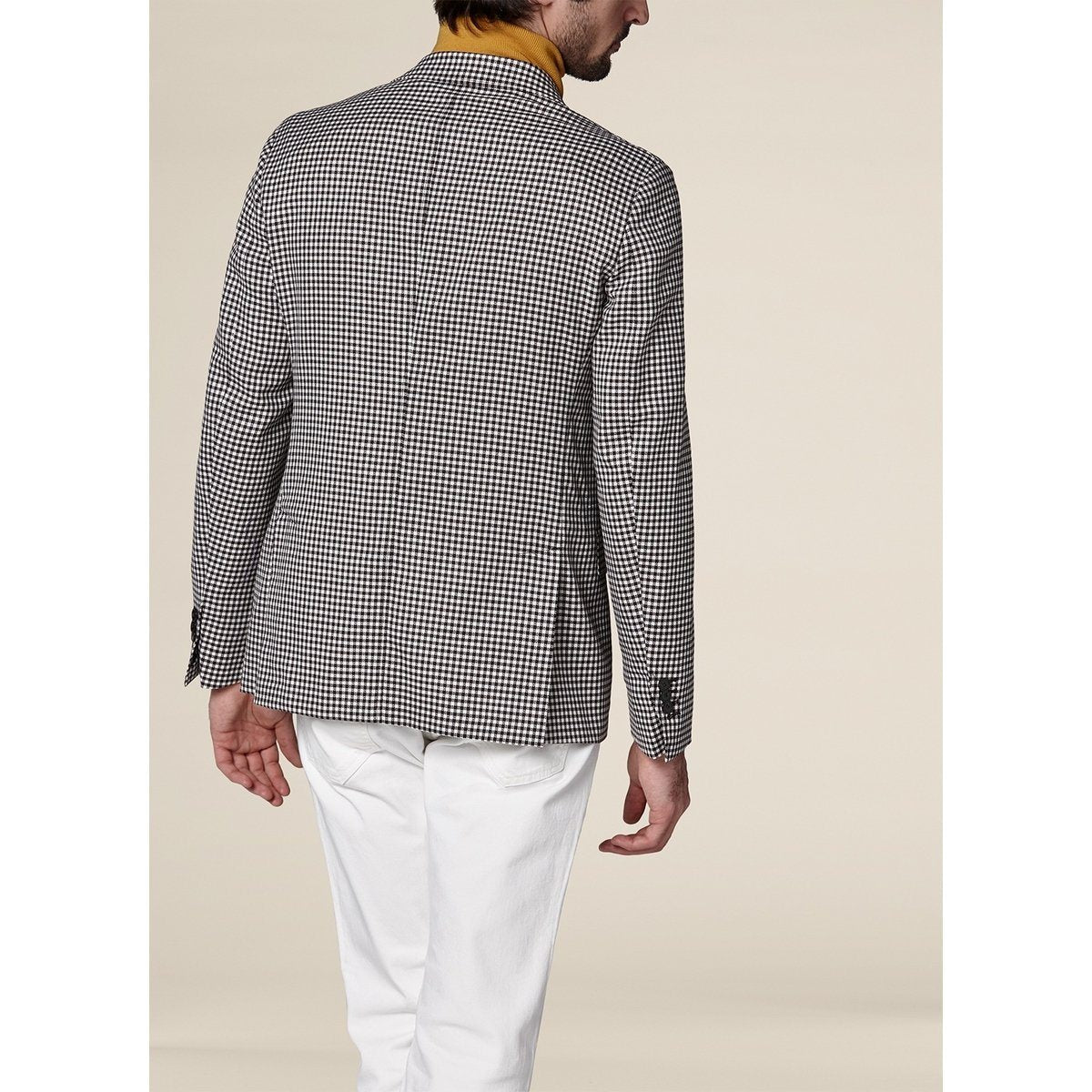 Fursac - Chaqueta de lana a cuadros - Chocolate - Hombre