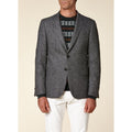 Fursac - Chaqueta Slim Fit - Gris Medio, Natté Tweed