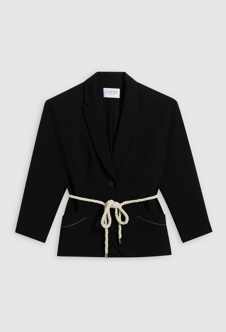 Claudie Pierlot - Chaqueta de Traje - Vibrato - Negro