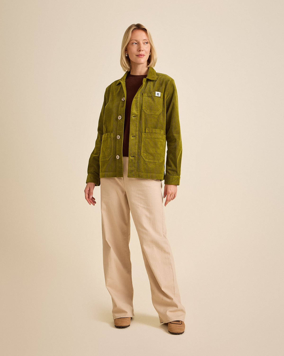 Veste Worker Côtelé Pickle