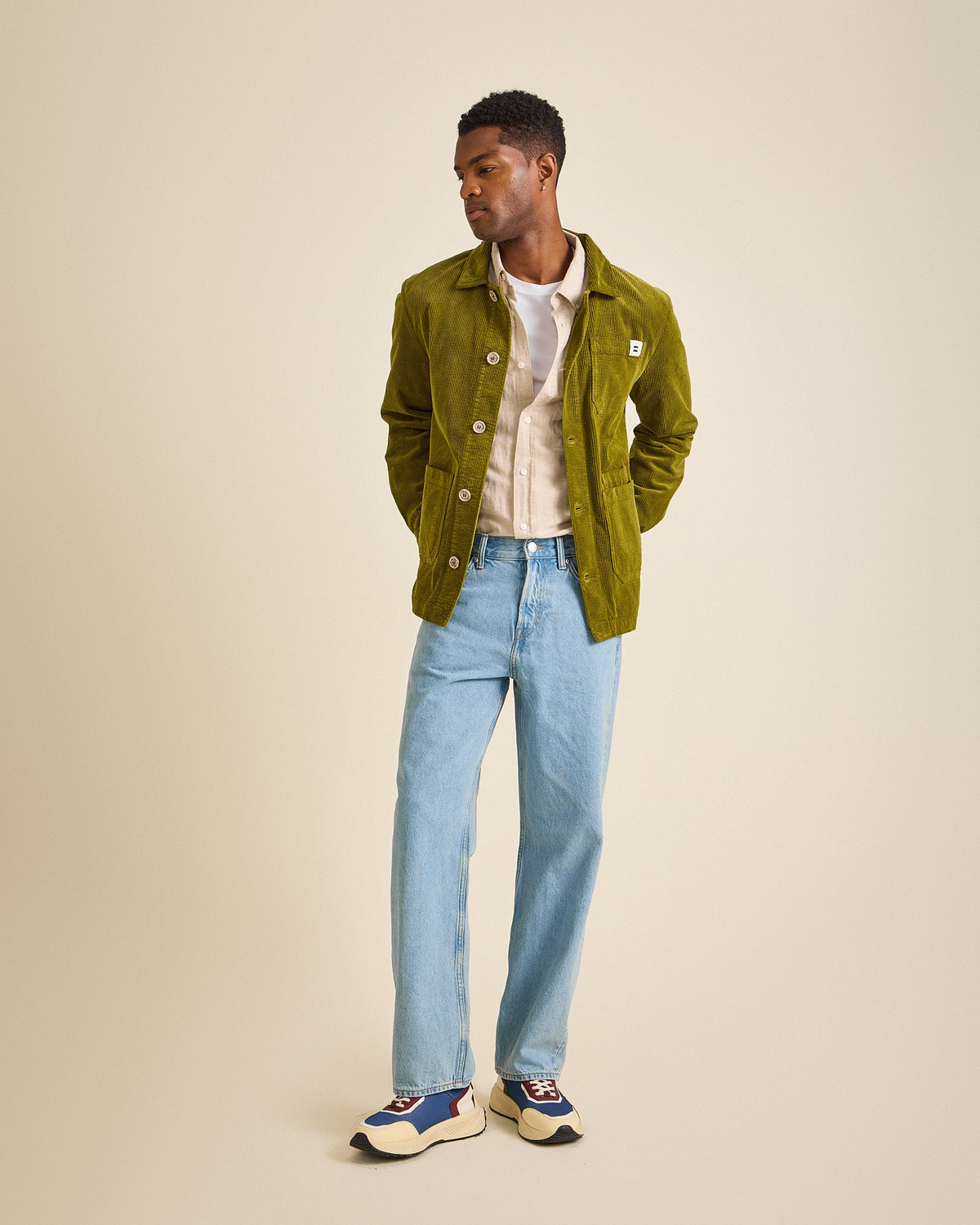 Veste Worker Côtelé Pickle
